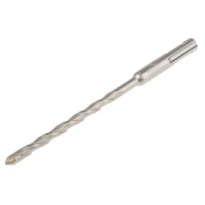 RS PRO SDS Plus Hammer Drill Bit Carbide Tip, 7mm Diameter, 160mm Length, SDS Shank, Blackened Finish 562-416