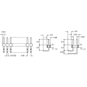 Harwin M22 Series Straight Through Hole Pin Header, 16 Contacts, 2 mm Pitch, 2 Row, Unshrouded, Gold Plated, M22-2020805