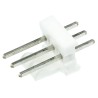 TE Connectivity MTA-100 Series Pin Header 3 Contacts, 2.54 mm Pitch, Straight Through Hole, Unshrouded 640456-3