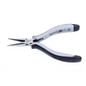 CK Long Nose Plier 155mm Overall, 40mm Jaw, ESD Safe, Mirror Polished Alloy Steel T3777D 150