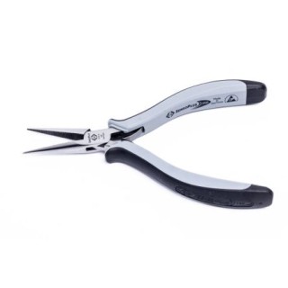 CK Long Nose Plier 155mm Overall, 40mm Jaw, ESD Safe, Mirror Polished Alloy Steel T3777D 150