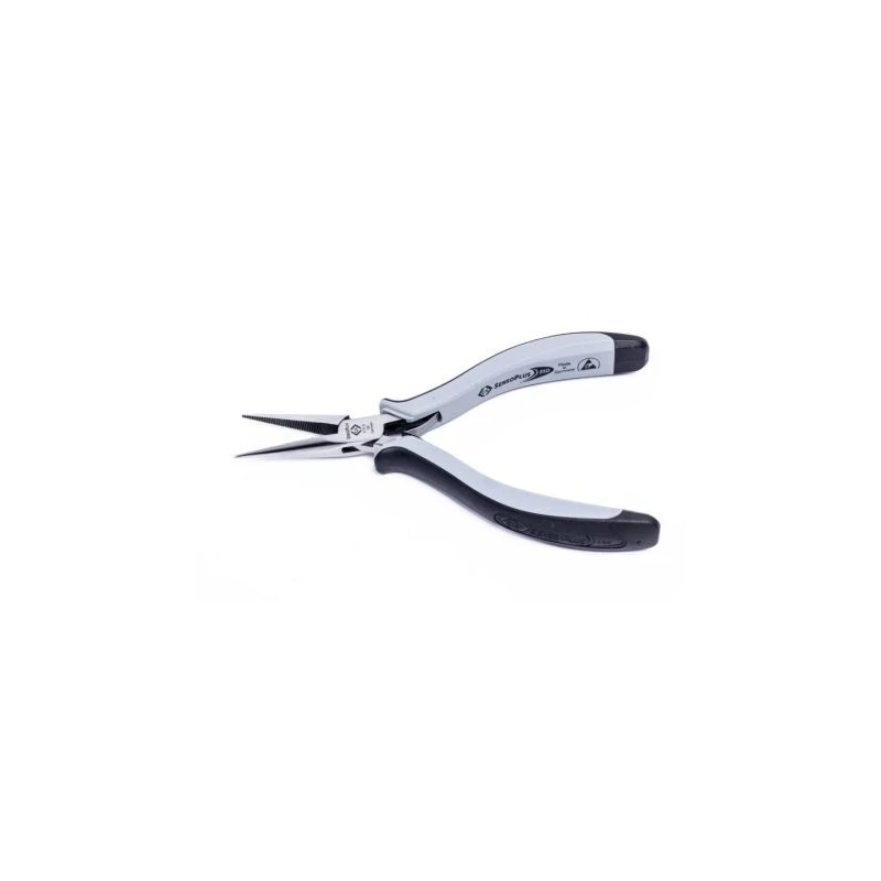 CK Long Nose Plier 155mm Overall, 40mm Jaw, ESD Safe, Mirror Polished Alloy Steel T3777D 150