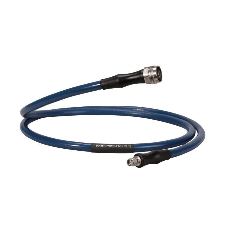 Huber+Suhner TL-8A Series Coaxial Cable, Type N Male to SMA Male, 1.5 m, 50 Ohm, TPU Armoured, Up to TL8A-11N-11SMA-01500-51