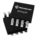 Microchip ATTINY25-20SSN 8-bit AVR Microcontroller, 20 MHz, 2kB FLASH, 8-Pin SOIC