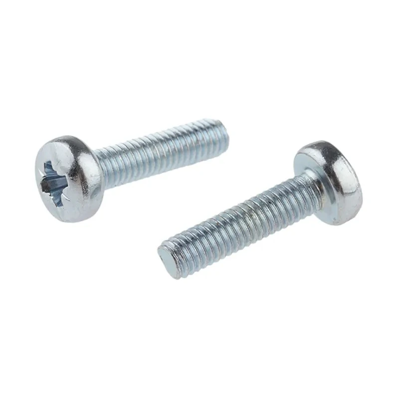 RS PRO Pozidriv Pan Steel Machine Screw 12 mm M3, Passivated Zinc Plated, DIN 7985, 560-603