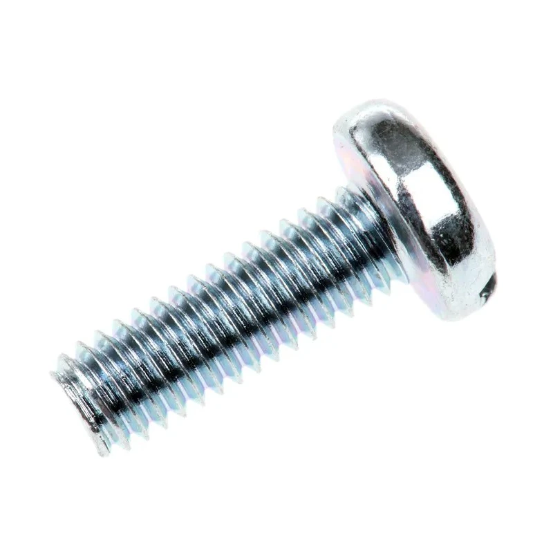 RS PRO Slot Pan Steel Machine Screw, 12 mm Length, M4 Thread, Passivated Zinc Plated, DIN 85, Steel 560-861