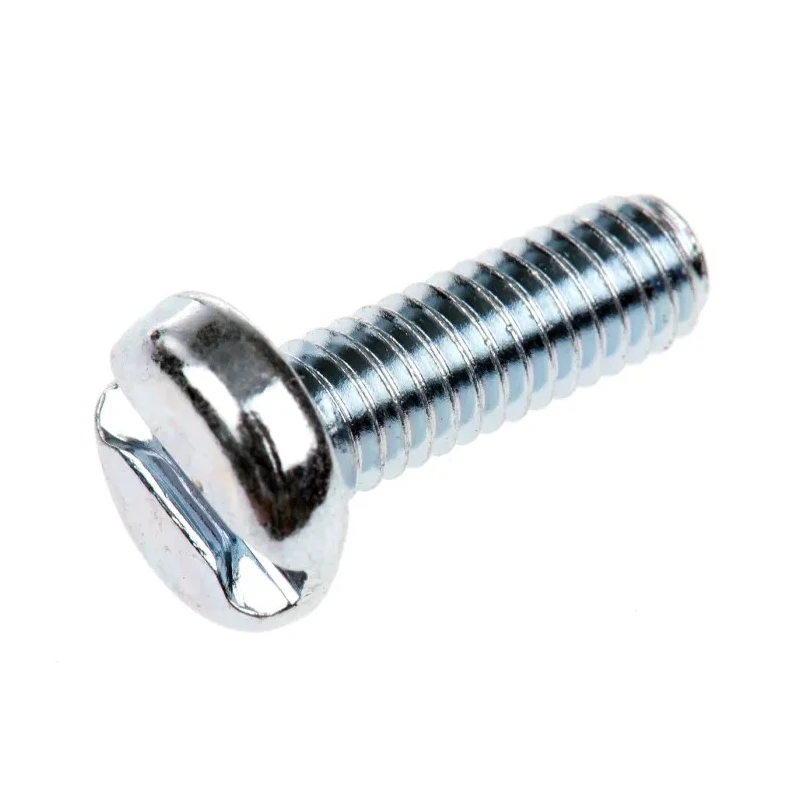 RS PRO Slot Pan Steel Machine Screw, 12 mm Length, M4 Thread, Passivated Zinc Plated, DIN 85, Steel 560-861