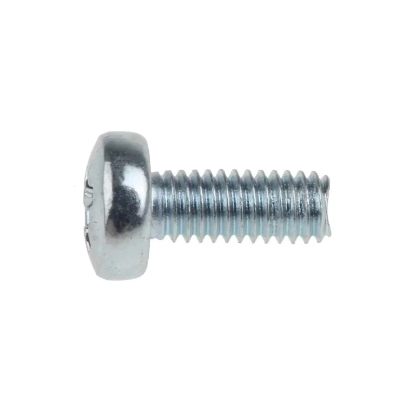 RS PRO Pozidriv Pan Head Steel Machine Screw, Bright Zinc Plated, M4 Thread, 10 mm Length, DIN 7985Z, 560-681