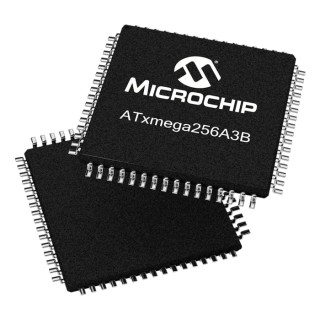 Microchip 16-bit AVR Microcontroller, 32 MHz, 256kB Flash, 64-Pin TQFP, Surface Mount ATXMEGA256A3BU-AU