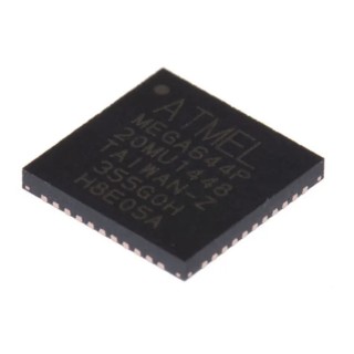 Microchip ATMEGA644P-20MU 8-bit AVR Microcontroller, 20 MHz, 64kB Flash, 44-Pin VQFN