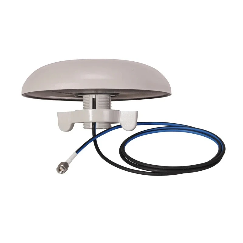 Huber+Suhner Dome Omni-Directional Antenna, SMA Male Connector, 4dBi Gain, 1m Lead, 2170MHz Max Frequency 1399.19.0224