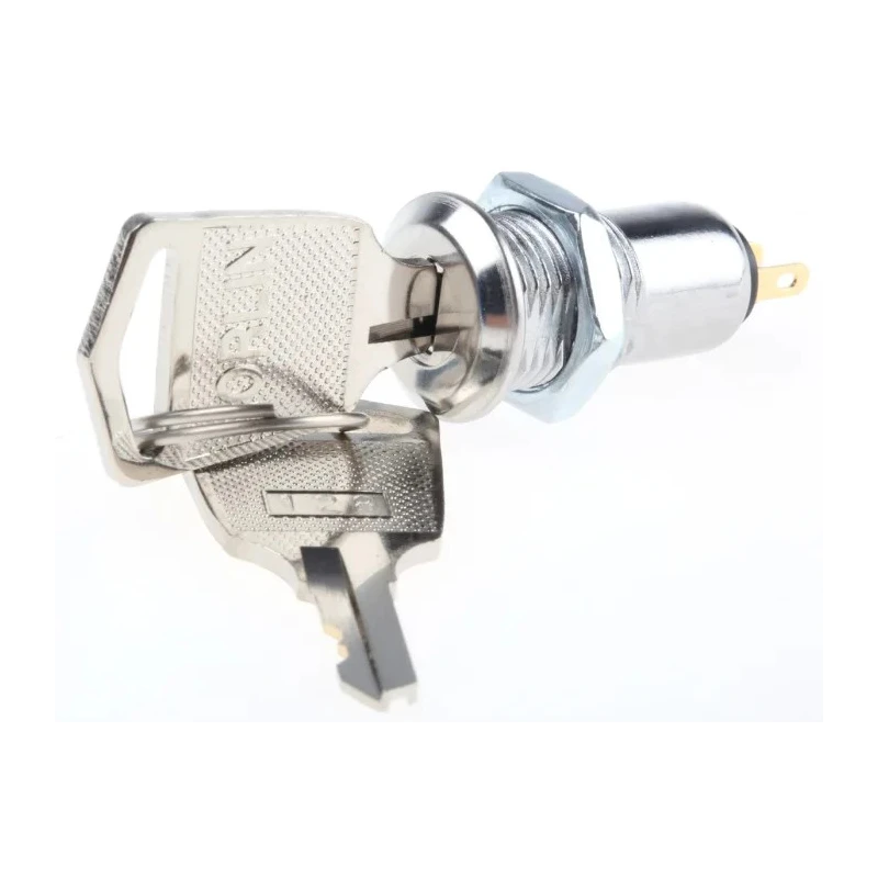 Lorlin Key Switch SPST 0.5A 2-Way Random Flat-Key SKL-12-BD2