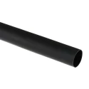RS PRO Halogen Free Heat Shrink Tubing, Black, Polyolefin, 12.7 mm Sleeve Diameter x 1.2 m Length, 3:1 Ratio 562-668