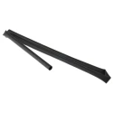 RS PRO Halogen Free Heat Shrink Tubing, Black, Polyolefin, 12.7 mm Sleeve Diameter x 1.2 m Length, 3:1 Ratio 562-668