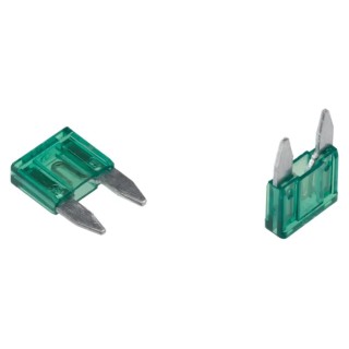 RS PRO Mini Blade Car Fuse 30A Green 32V DC 563-447