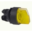Schneider Electric Harmony XB5 Series 3 Position Illuminated Selector Switch Head, 22 mm Cutout, IP66/IP67/IP69K ZB5AK1383