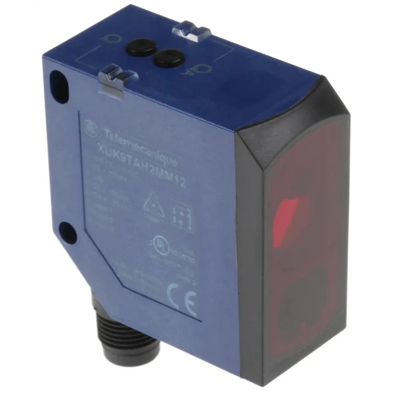 Telemecanique Sensors Retroreflective Photoelectric Sensor, Block, 300 mm to 70 m Range, PNP/NPN Output, 30V XUK9TAH2MM12