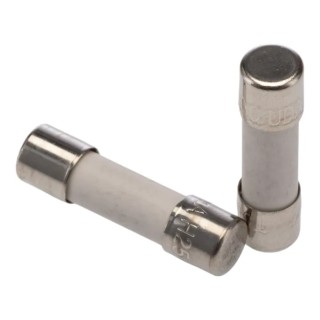 RS PRO 500mA T Ceramic Cartridge Fuse 250V, Slow Blow, 5.2 x 20 mm, Anti-Surge 563-659
