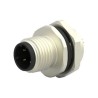 TE Connectivity Circular Connector 4 Contacts Rear M12 Socket Male IP67 Nylon T4130412041-000