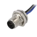 TE Connectivity Sensor Actuator Cable, Male 5 Way Straight to Unterminated 5 Way Free End, 200mm, IP67, 60V T4171010405-001