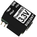 Digilent PowerBRICK DC/DC Converter Through Hole 3.3V Output, 4.5–5.5V Input, 350mA/320mA Dual Rail 410-294-B