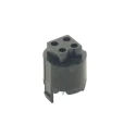 Figaro Gas Sensor Mounting Socket for Sensors SR6, 4-pin Locking Tabs, Over 100 Cycles, PCB Mount