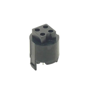Figaro Gas Sensor Mounting Socket for Sensors SR6, 4-pin Locking Tabs, Over 100 Cycles, PCB Mount