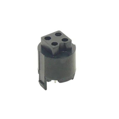 Figaro Gas Sensor Mounting Socket for Sensors SR6, 4-pin Locking Tabs, Over 100 Cycles, PCB Mount