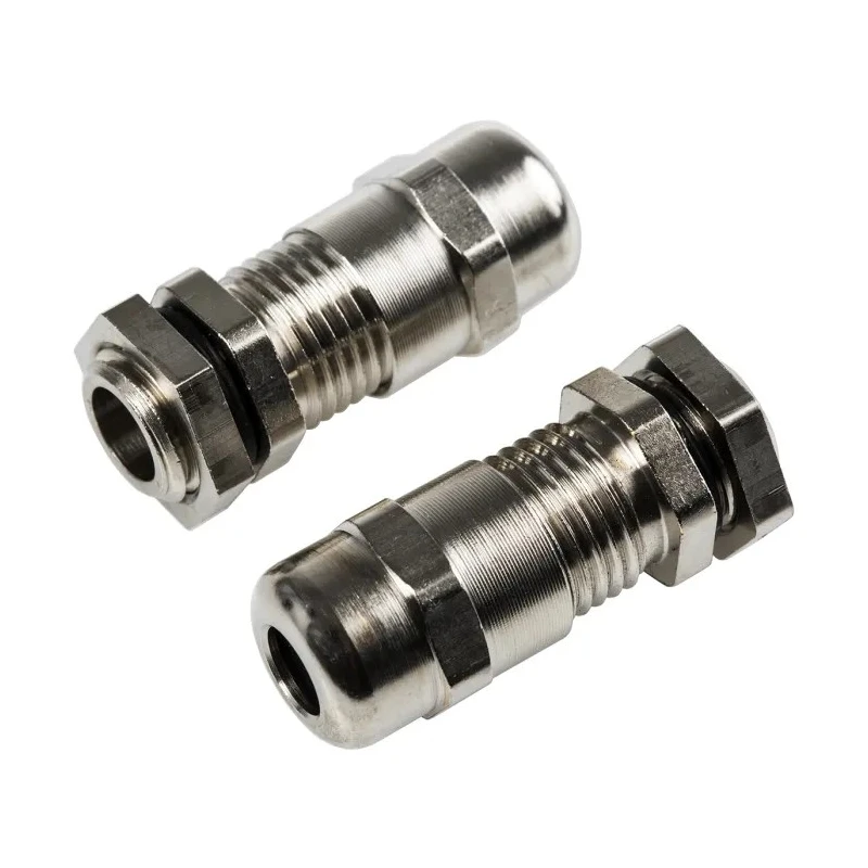 SIB WADI-TEC Series Metallic Nickel Plated Brass Cable Gland, M12 Thread, 4–6.5 mm Cable Range, IP68 R1221200R