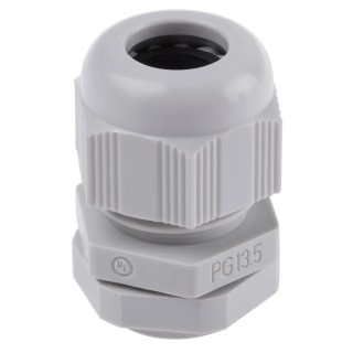 SIB SIB-TEC Series Cable Gland PG13.5, Polyamide 6, Grey, 5–12 mm Cable, IP68, F7001300R