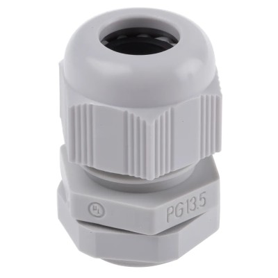 SIB SIB-TEC Series Cable Gland PG13.5, Polyamide 6, Grey, 5–12 mm Cable, IP68, F7001300R