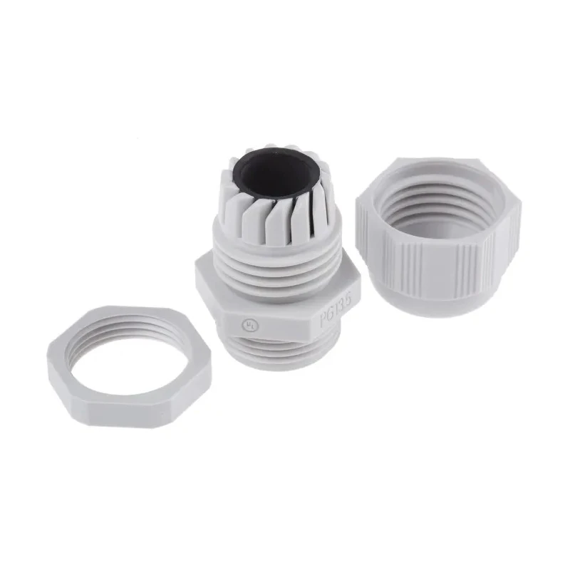 SIB SIB-TEC Series Cable Gland PG13.5, Polyamide 6, Grey, 5–12 mm Cable, IP68, F7001300R