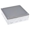 RS PRO Galvanised Steel Adaptable Box, 12 Knockouts, 150mm x 150mm x 150mm, Steel, Model 563-911