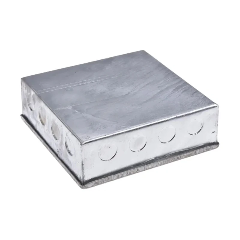 RS PRO Galvanised Steel Adaptable Box, 12 Knockouts, 150mm x 150mm x 150mm, Steel, Model 563-911