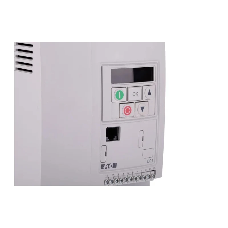 Eaton Inverter Drive 5.5 kW, 3-Phase, Vector Control, DC1 Series, 480V, IP20, 14A Frame Mount 185758 DC1-34014FB-A20CE1