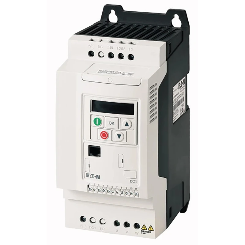 Eaton DC1 Series Inverter Drive 1.1 kW 1 Phase 240V Flange IP20 Vector Control 186094 DC1-S2011FB-A20CE1