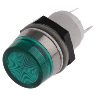 Arcolectric (Bulgin) Ltd Indicator Bulb Holder, Panel Hole Diameter 12.7mm, Compact Lampholder T0063AOFAD