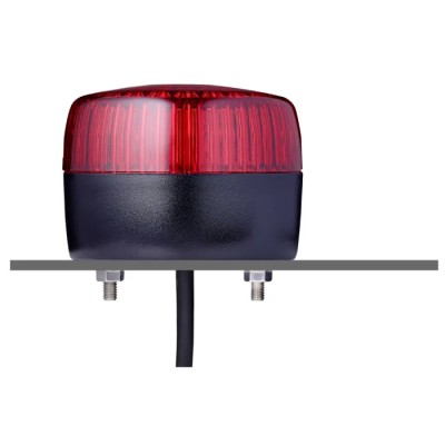 AUER Signal PCL Series Red Beacon 240V AC Flashing, Steady, Threaded Mount, LED Bulb, IP66/IP67 861502313