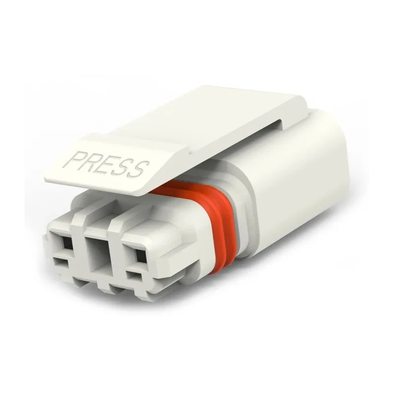 TE Connectivity SlimSeal Connector Miniature Series 2-Pole 5A Male Crimp, Cable Mount, IP67, 1-2834074-2