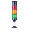 AUER Signal ECOmodul60 Series Signal Tower 3 Lights Multi-tone Red Amber Green 24V AC/DC Base 
