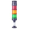 AUER Signal ECOmodul60 Series Signal Tower 3 Lights Multi-tone Red Amber Green 24V AC/DC Base