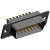Norcomp 15 Way Straight D-Sub Connector Male 2.769 mm Pitch, Cable Mount, Steel Housing, 5A, 500V, IP67, 772-E15-103R001