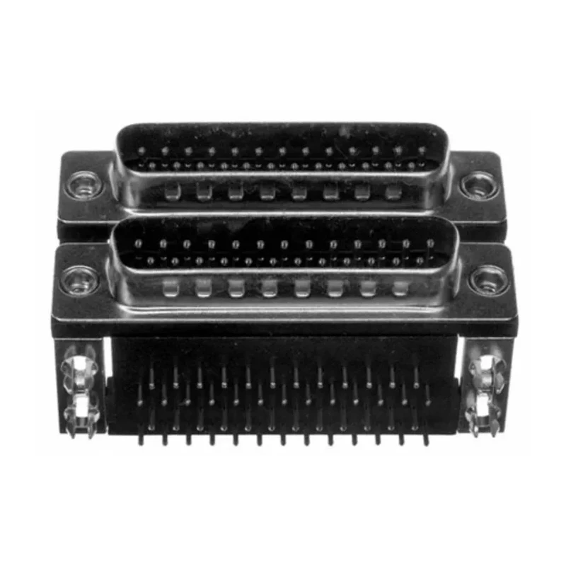 Norcomp Right Angle PCB D-Sub Connector, 25 Contacts, 2.769 mm Pitch, DA-25/DB-25, 4-40 Insert, Steel, 189-025-613R491