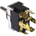 TE Connectivity Toggle Switch DPDT On-Off-On Panel Mount IP67, 20A 30V DC 250V AC AWTS1504