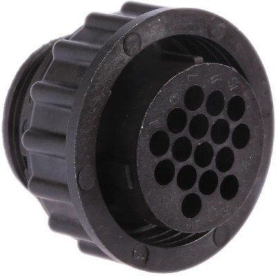 TE Connectivity CPC Series Circular Connector, 16 Contacts, In-Line, Socket, Female, 13A, 600V, Thermoplastic 182642-1