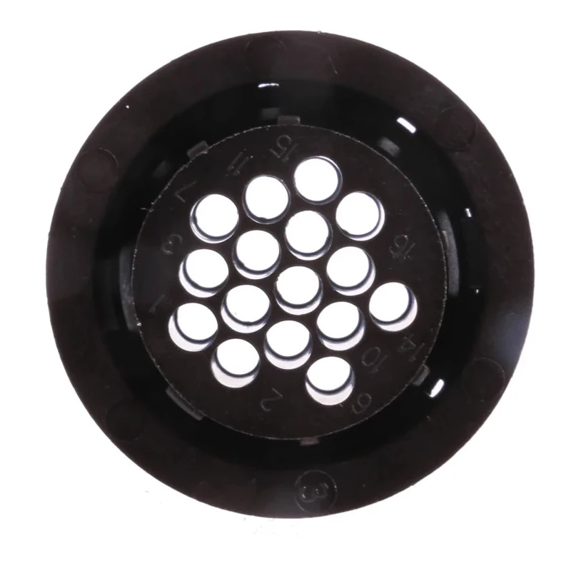 TE Connectivity CPC Series Circular Connector, 16 Contacts, In-Line, Socket, Female, 13A, 600V, Thermoplastic 182642-1