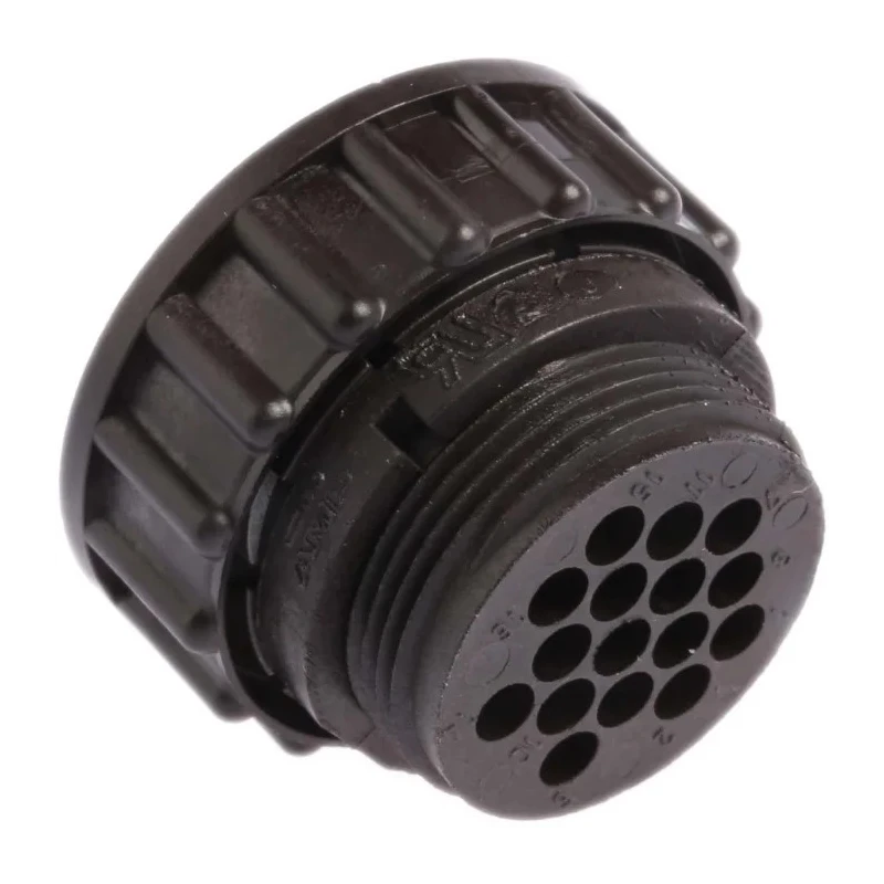 TE Connectivity CPC Series Circular Connector, 16 Contacts, In-Line, Socket, Female, 13A, 600V, Thermoplastic 182642-1