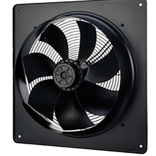 Vent-Axia Square Wall Mount Plate Fan 1.96 m³/s, 49 dBA, 480W, 230V AC, Duct Size 450 mm VSP45014