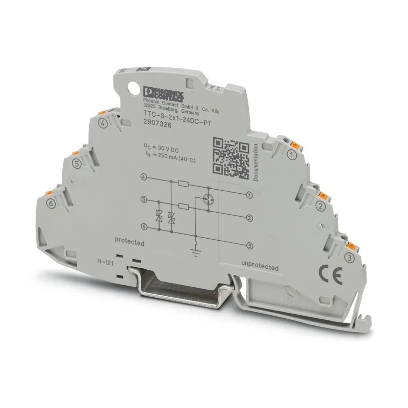 Phoenix Contact Surge Protector DIN Rail 10kA TTC Series 2907326