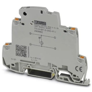 Phoenix Contact Surge Protector, 5 kA, DIN Rail Mount, TTC Series, Model 2906862